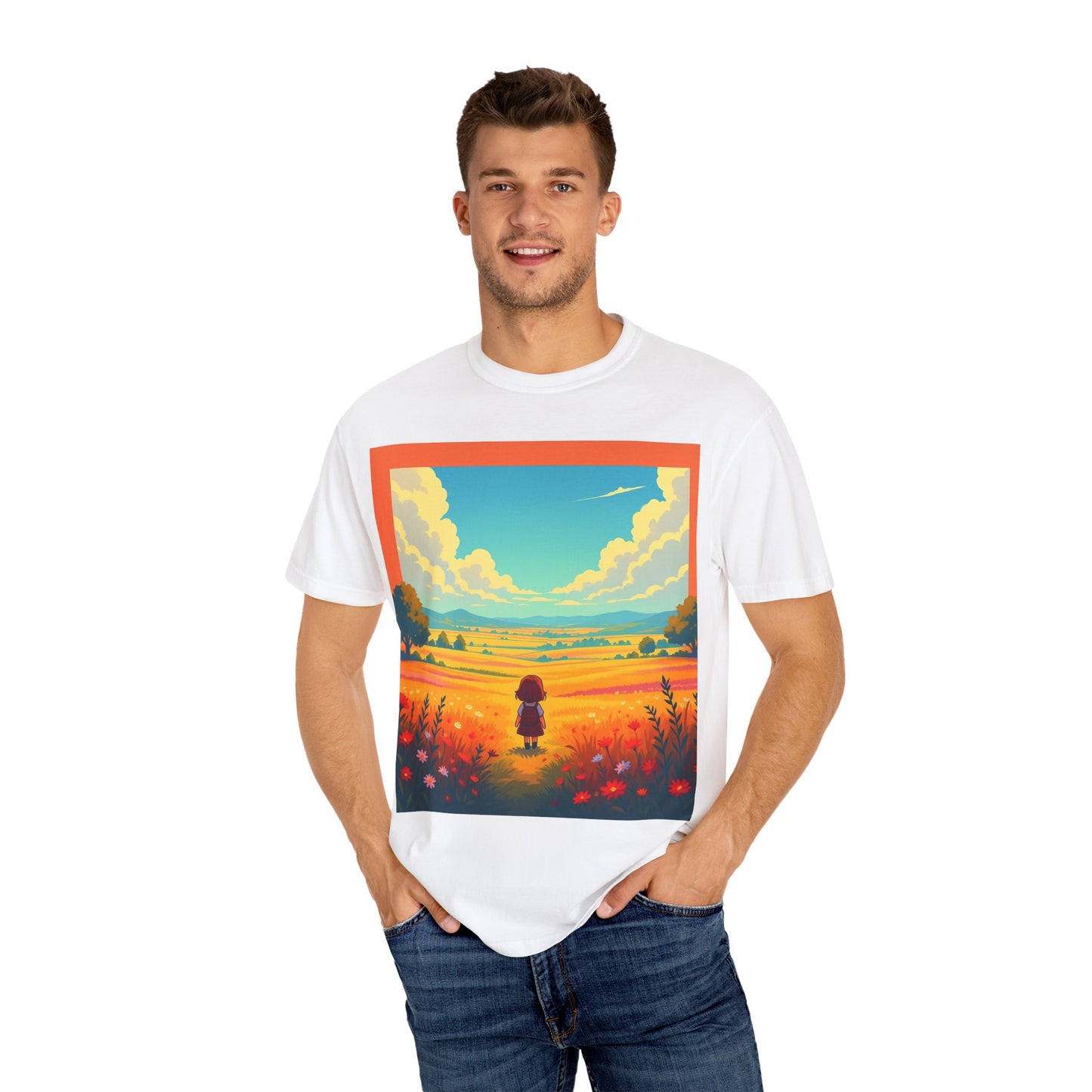 Fields of Wonder - Unisex Garment-Dyed T-shirt