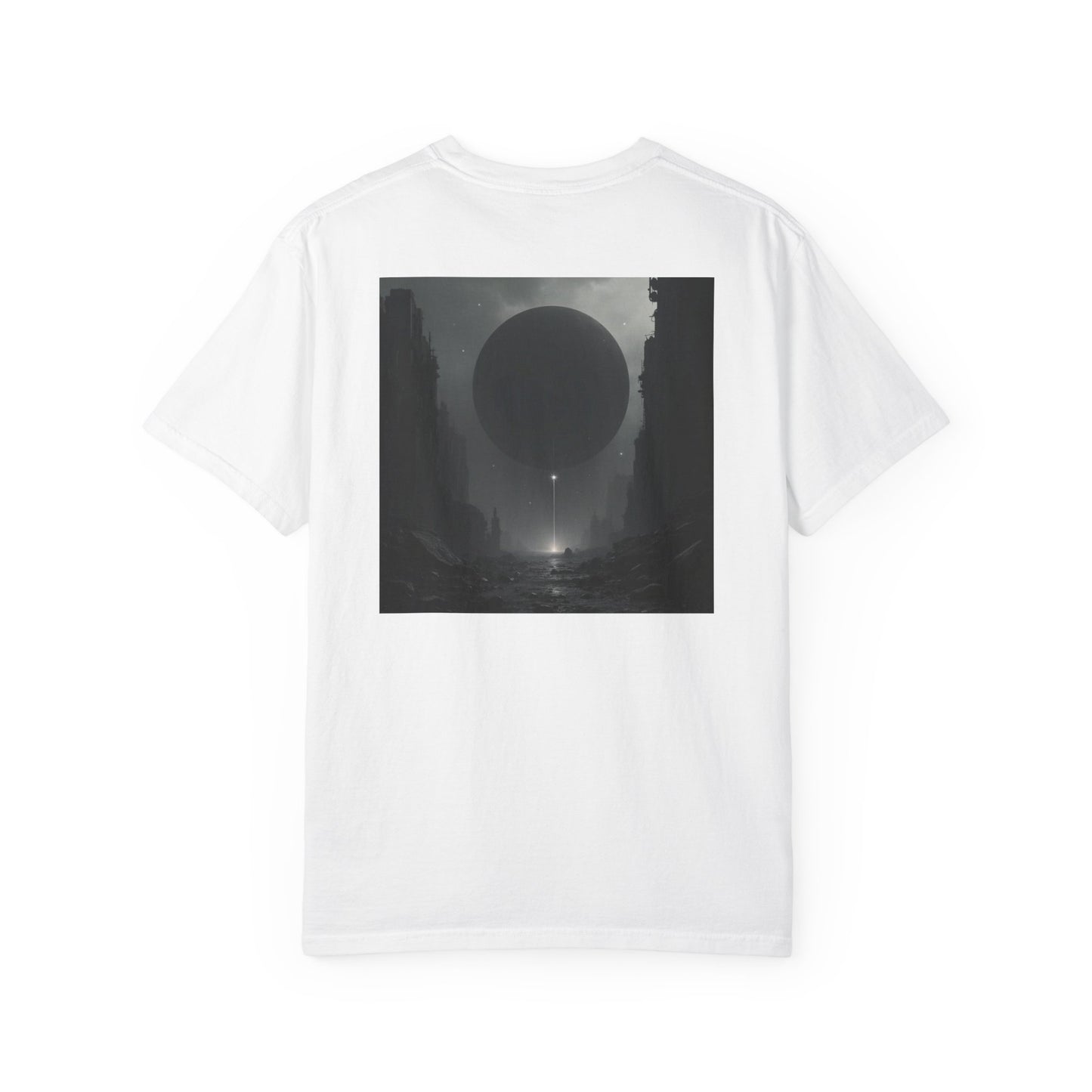 Eclipse Over Silence - Unisex Garment-Dyed T-shirt