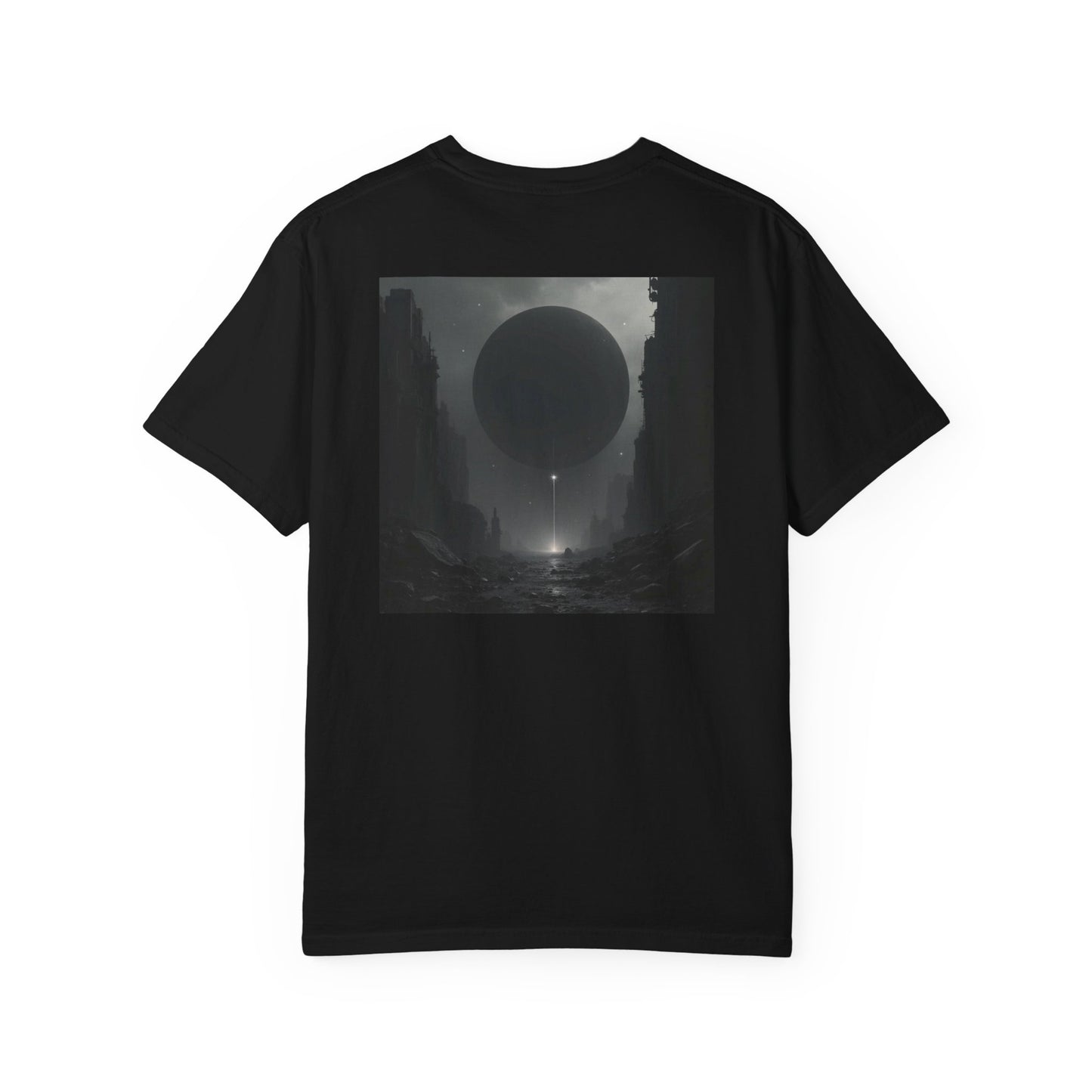 Eclipse Over Silence - Unisex Garment-Dyed T-shirt