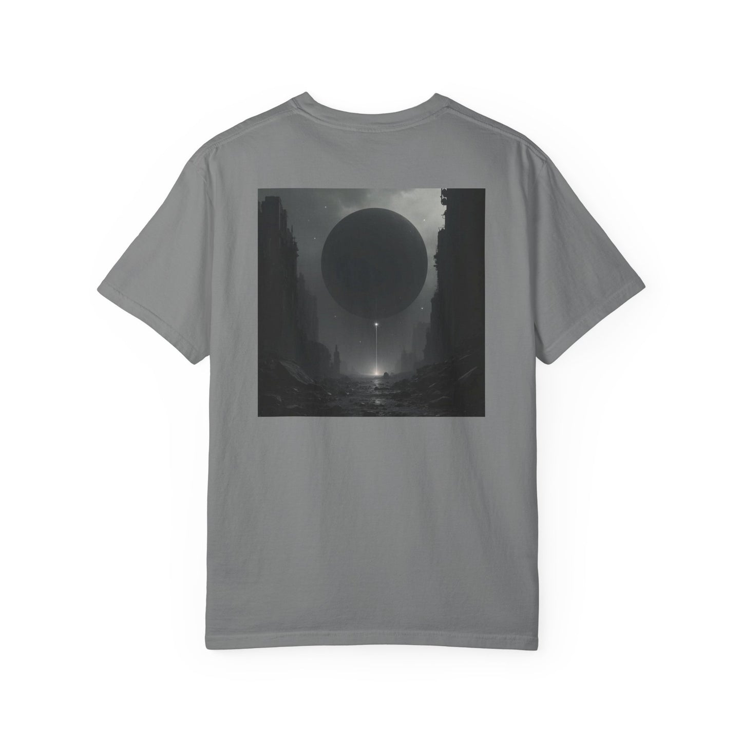 Eclipse Over Silence - Unisex Garment-Dyed T-shirt