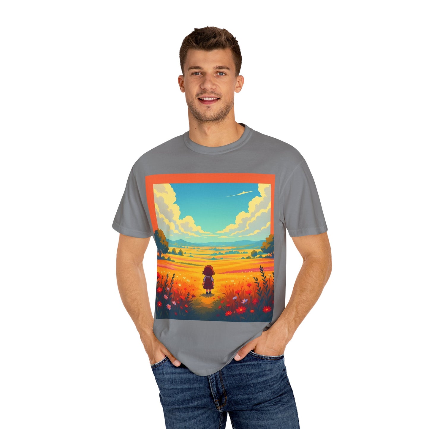 Fields of Wonder - Unisex Garment-Dyed T-shirt