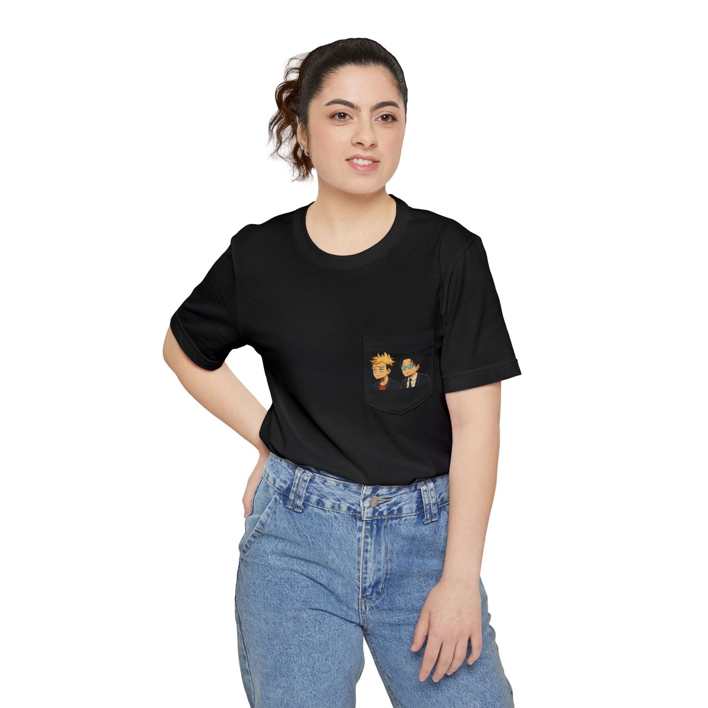 Unisex Pocket T-Shirt "Okay" Design, Casual Wear, Gifts for Him/Her, Fashion Statement, Everyday Comfort