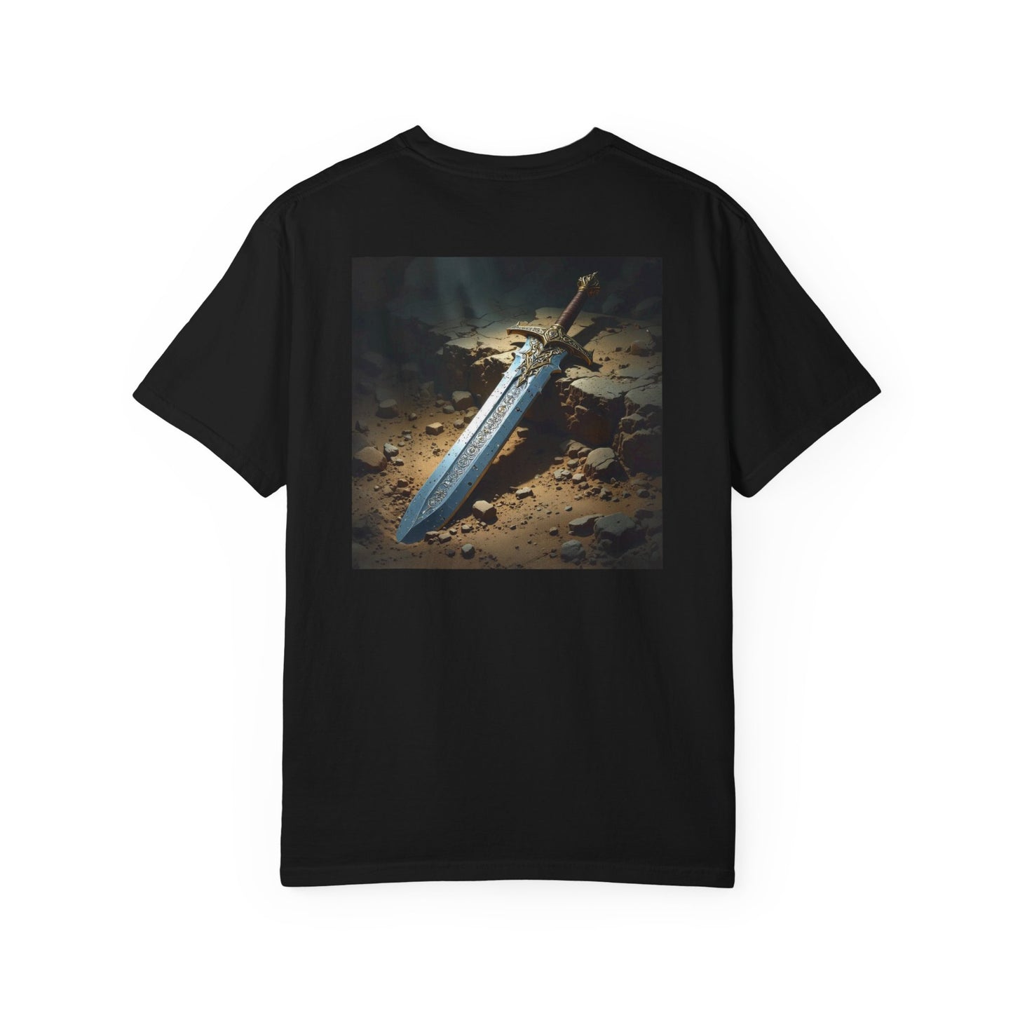 The Legendary Sword Design Unisex T-Shirt, Gamer Shirt, Fantasy Tee, Gift for Nerds, Unique Graphic Tee