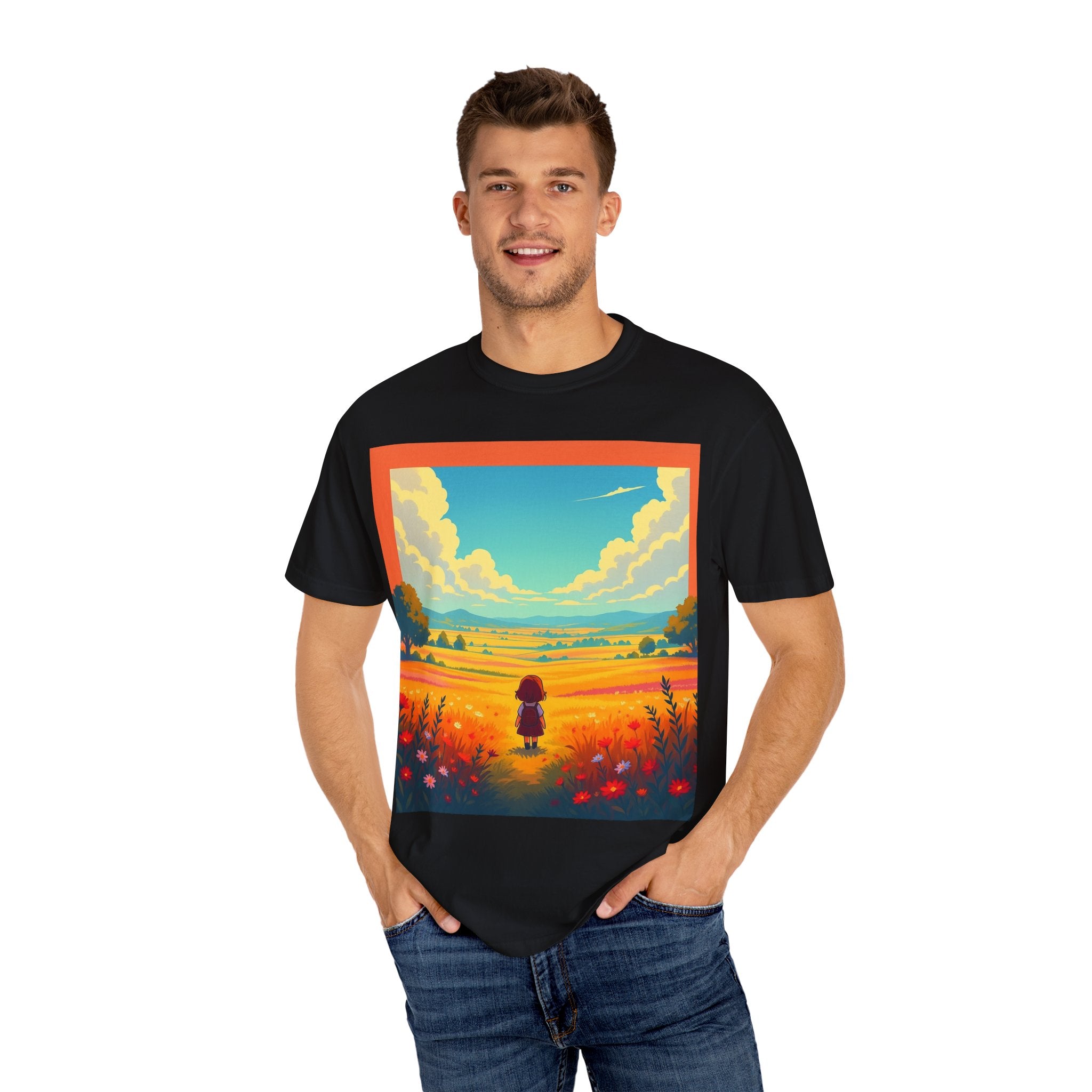 Fields of Wonder - Unisex Garment-Dyed T-shirt